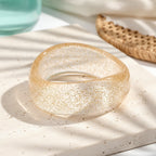 2.60" Diameter: Shimmer Wave Bangle - 9 colors - Hello Baabs
