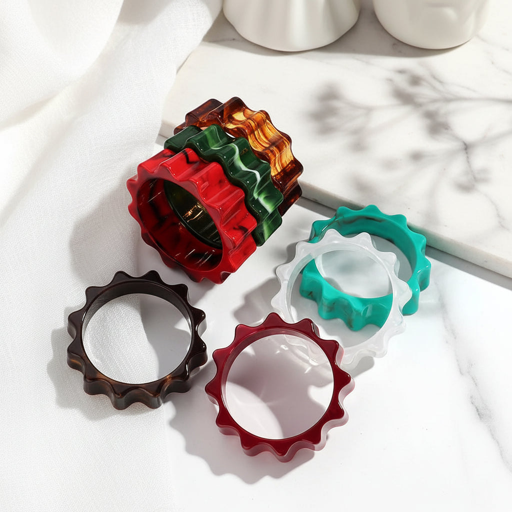 2.60" Diameter: Vintage Torque Bangle - 8 colors - Hello Baabs