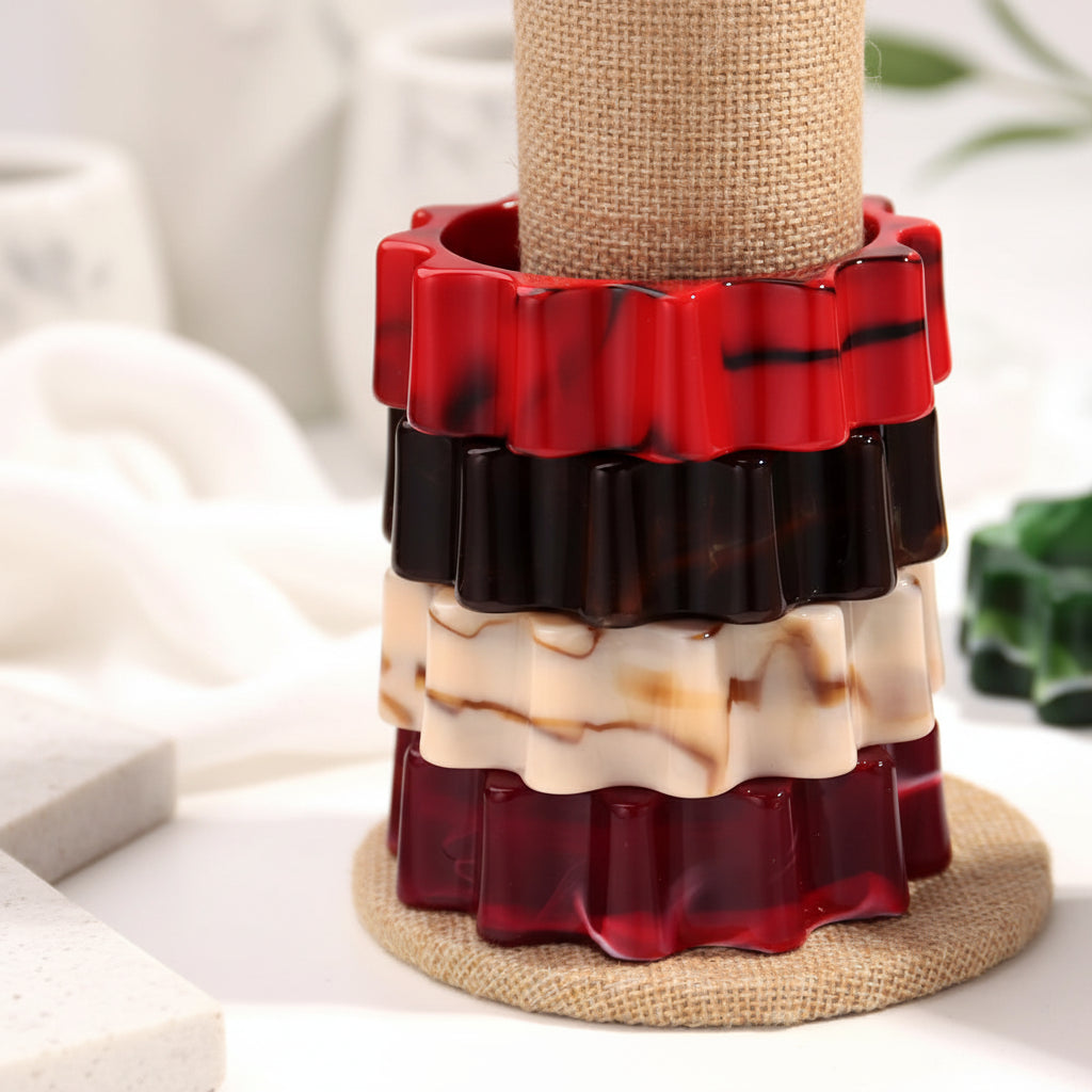 2.60" Diameter: Vintage Torque Bangle - 8 colors - Hello Baabs