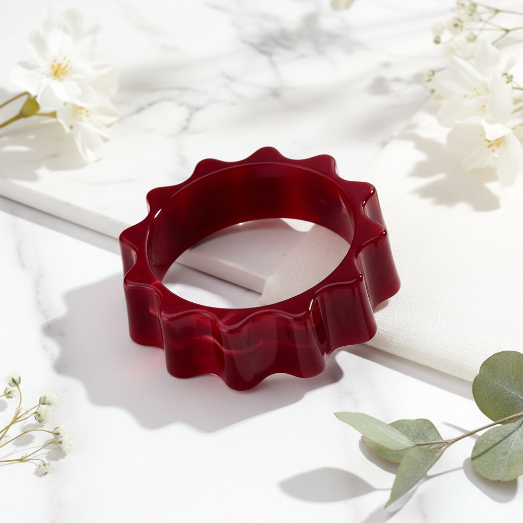 2.60" Diameter: Vintage Torque Bangle - 8 colors - Hello Baabs