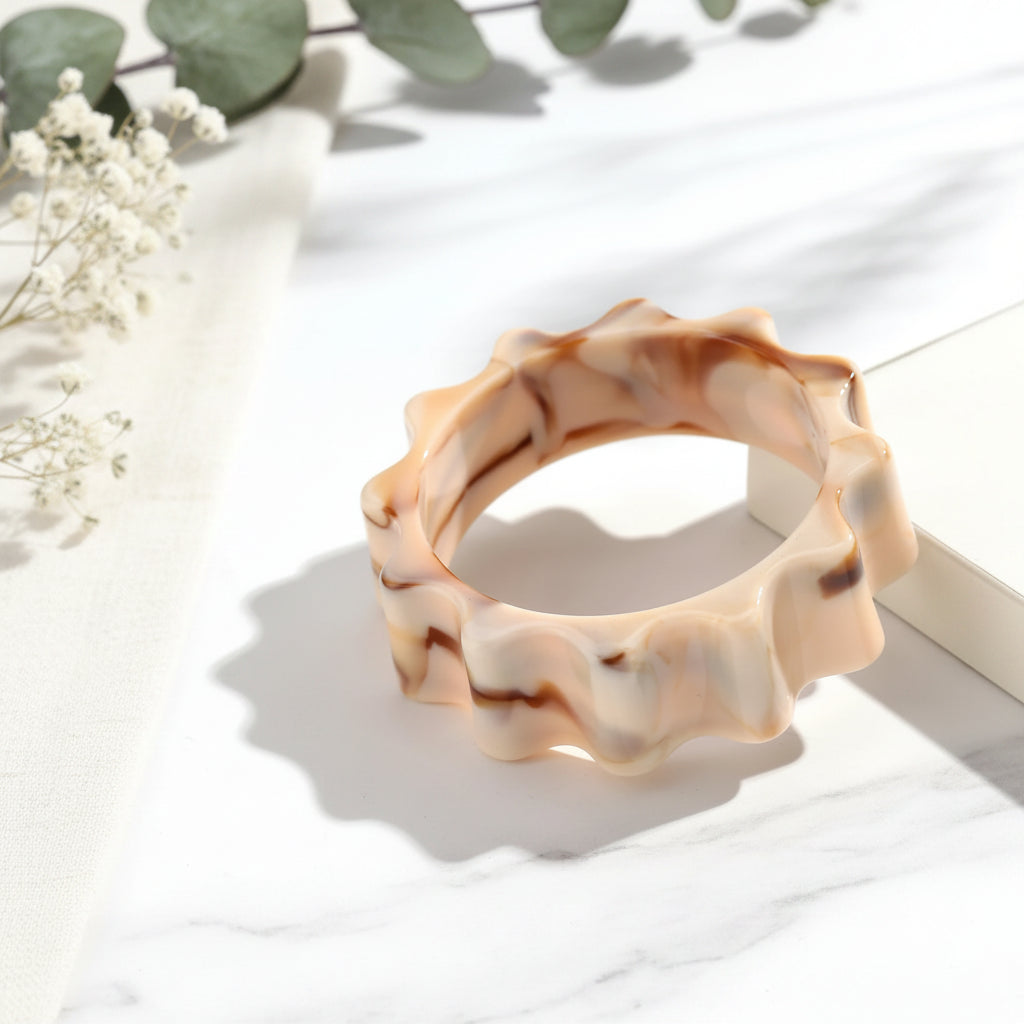2.60" Diameter: Vintage Torque Bangle - 8 colors - Hello Baabs