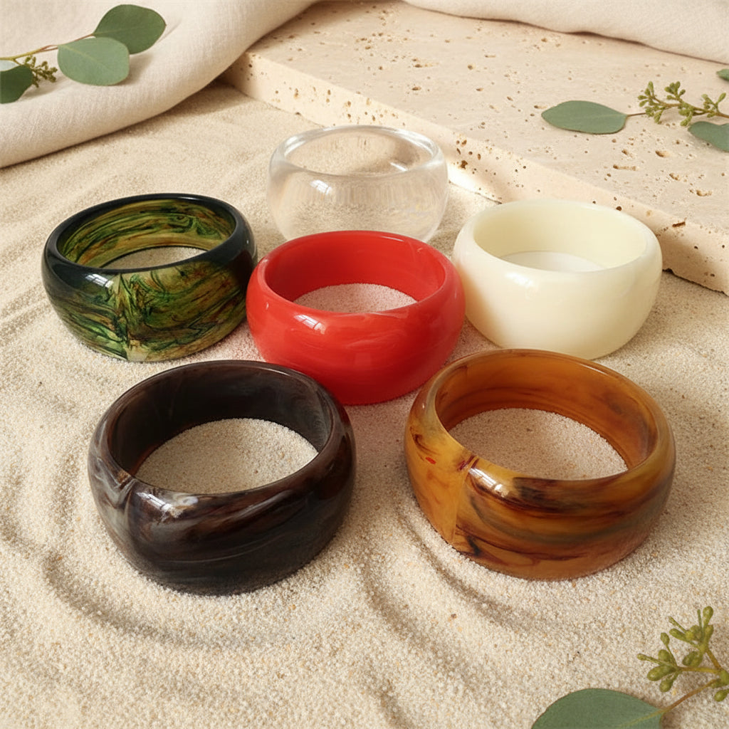 2.63" Diameter: Aurora Drift Bangles - 13 colors - Hello Baabs