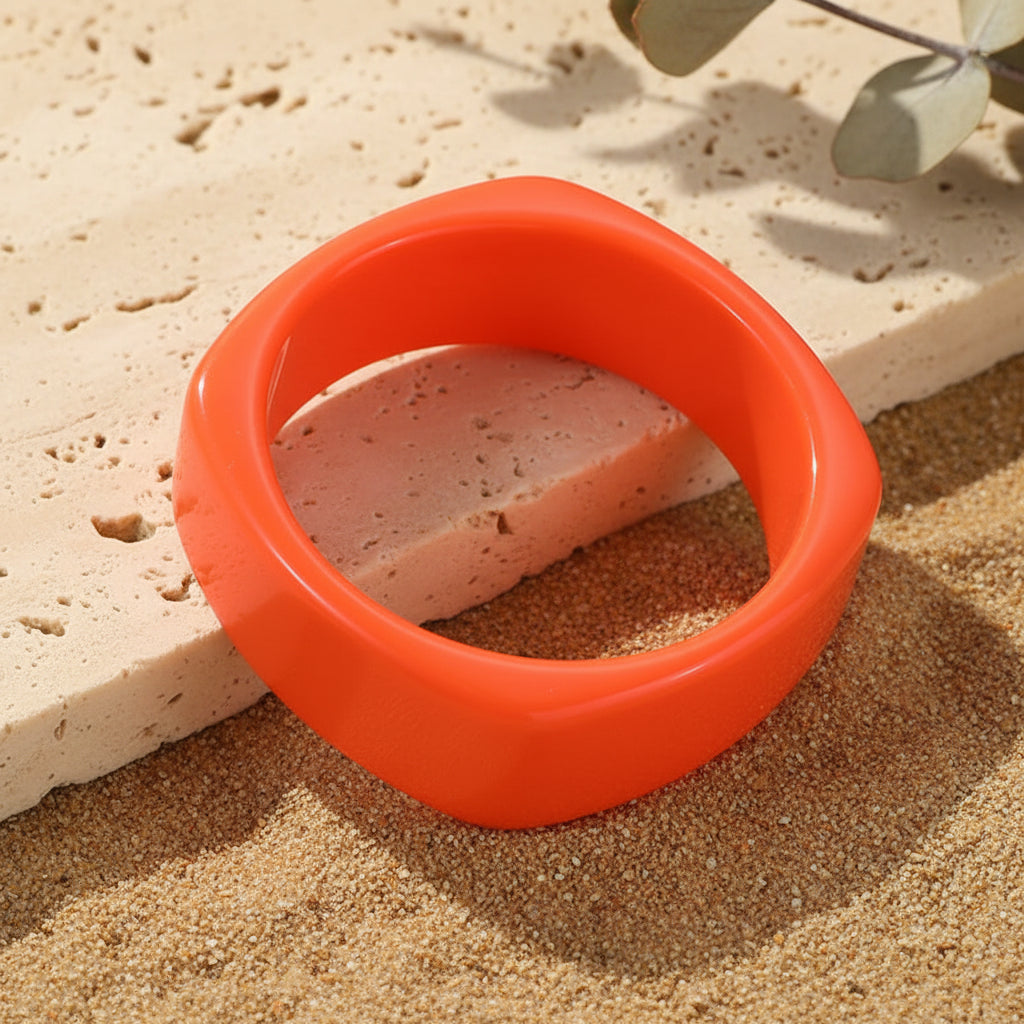 2.63" Diameter: Boldform Bangle - 12 colors - Hello Baabs