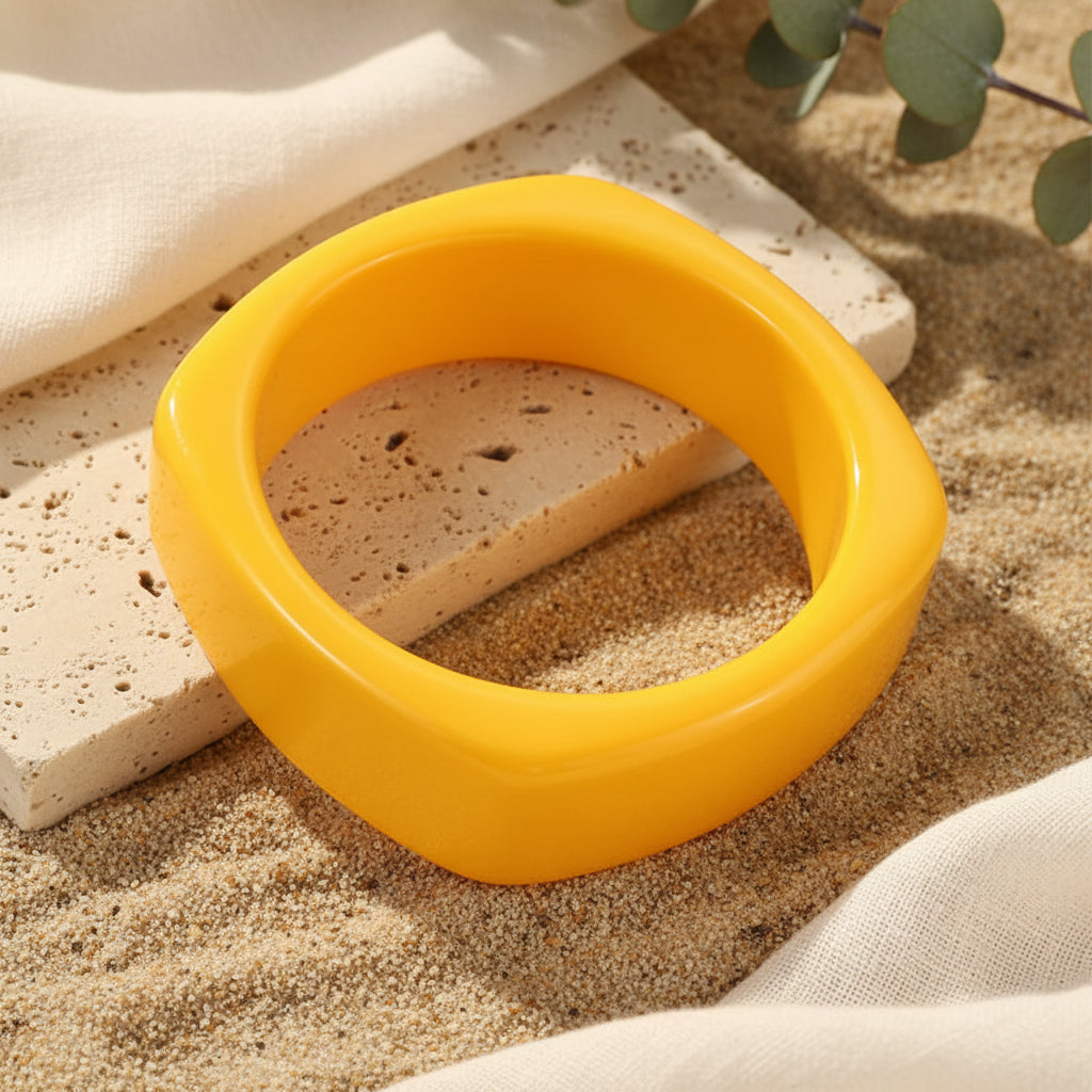 2.63" Diameter: Boldform Bangle - 12 colors - Hello Baabs
