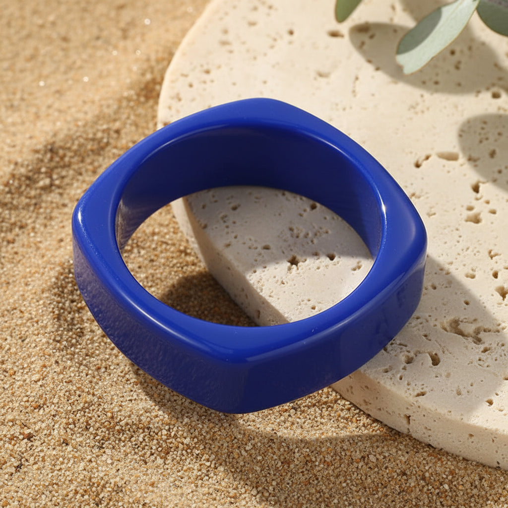 2.63" Diameter: Boldform Bangle - 12 colors - Hello Baabs