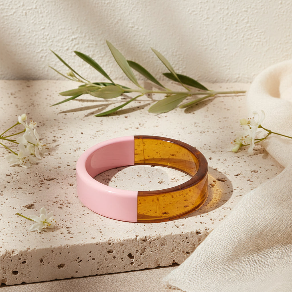 2.63" Diameter: Lucent Groove Bangle - 4 colors - Hello Baabs