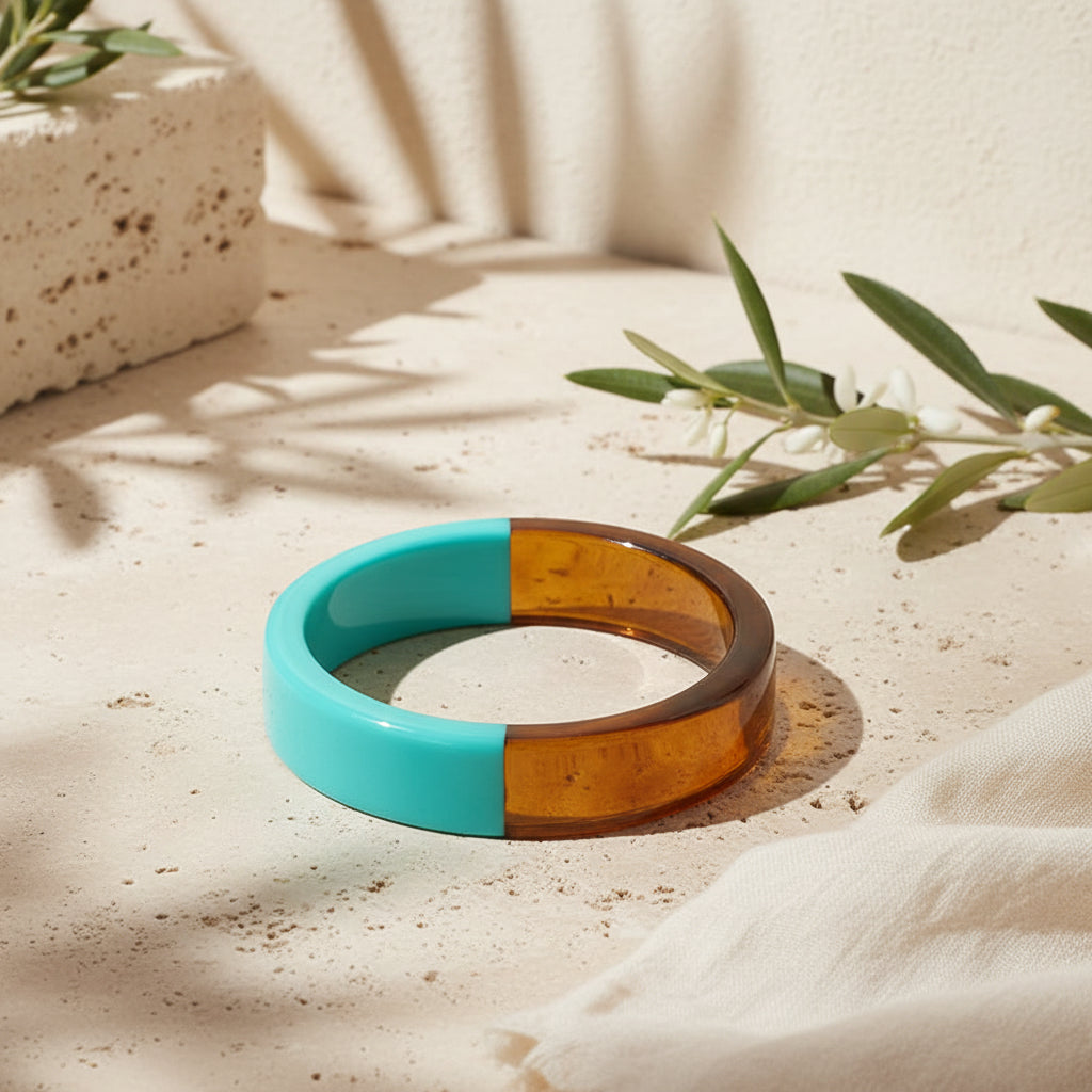 2.63" Diameter: Lucent Groove Bangle - 4 colors - Hello Baabs