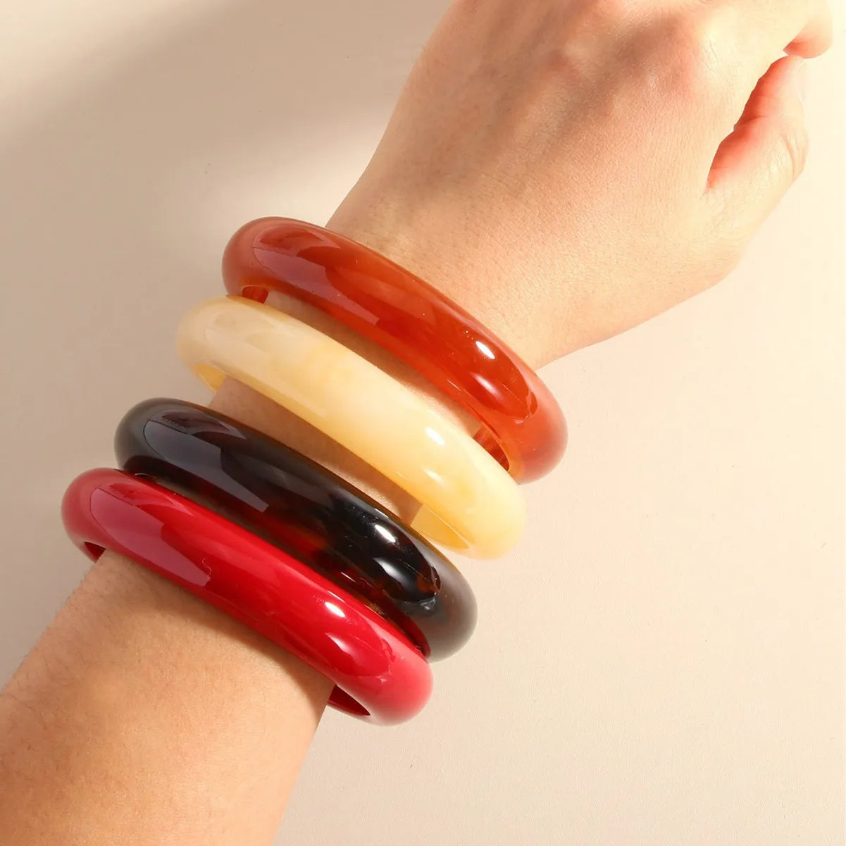 2.64" Diameter: Sunset Bangle - 4 colors - Hello Baabs