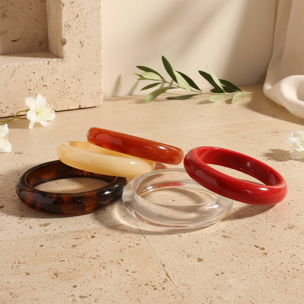 2.64" Diameter: Sunset Bangle - 4 colors - Hello Baabs