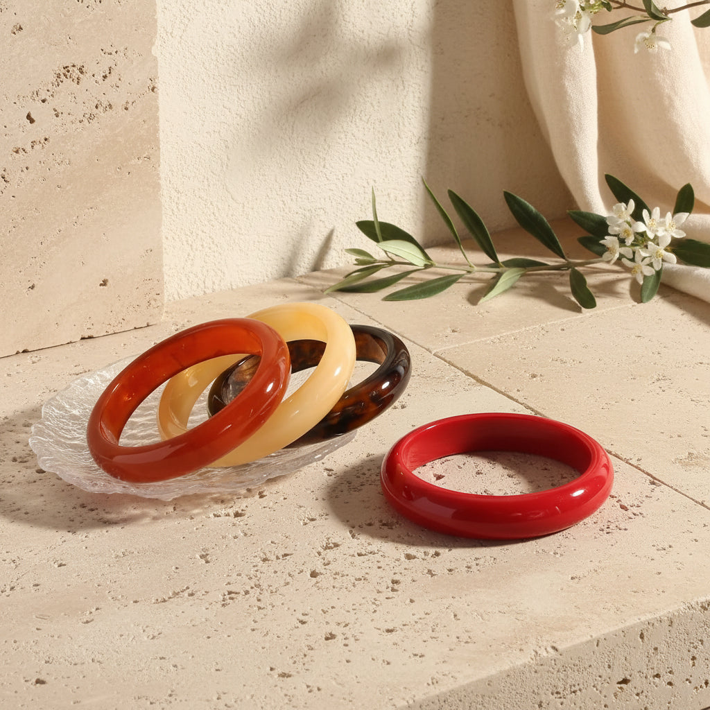 2.64" Diameter: Sunset Bangle - 4 colors - Hello Baabs