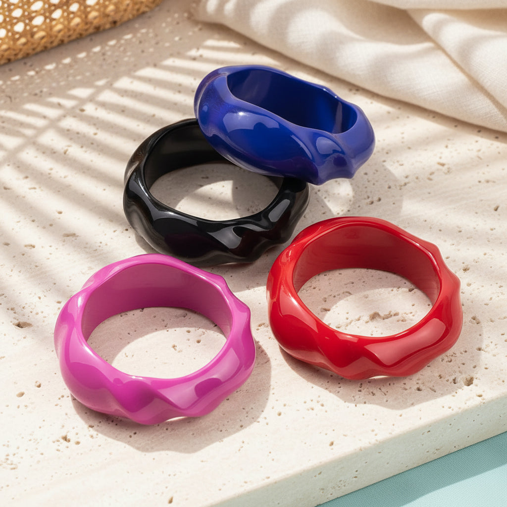 2.67" Diameter: Mod Pop Bangle - 9 colors - Hello Baabs
