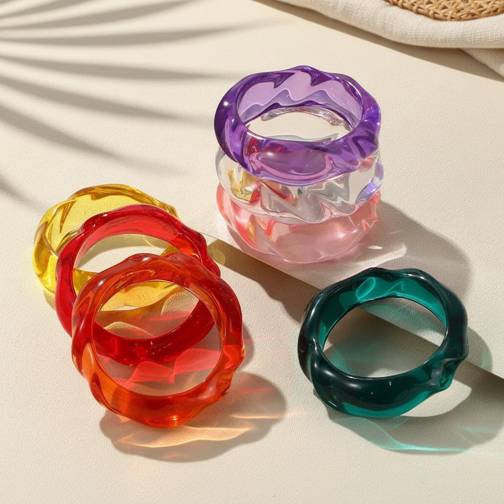 2.67" Diameter: Prism Pulse Bangle - 7 colors - Hello Baabs