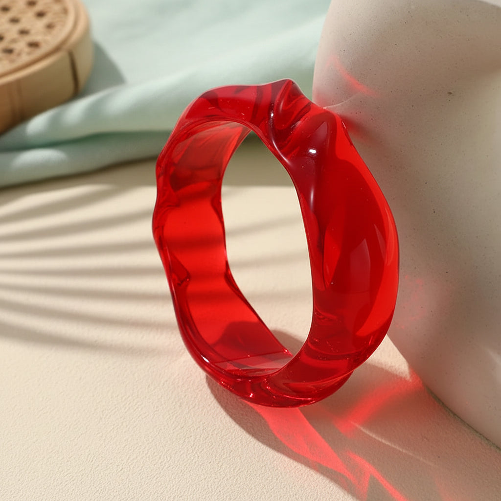 2.67" Diameter: Prism Pulse Bangle - 7 colors - Hello Baabs