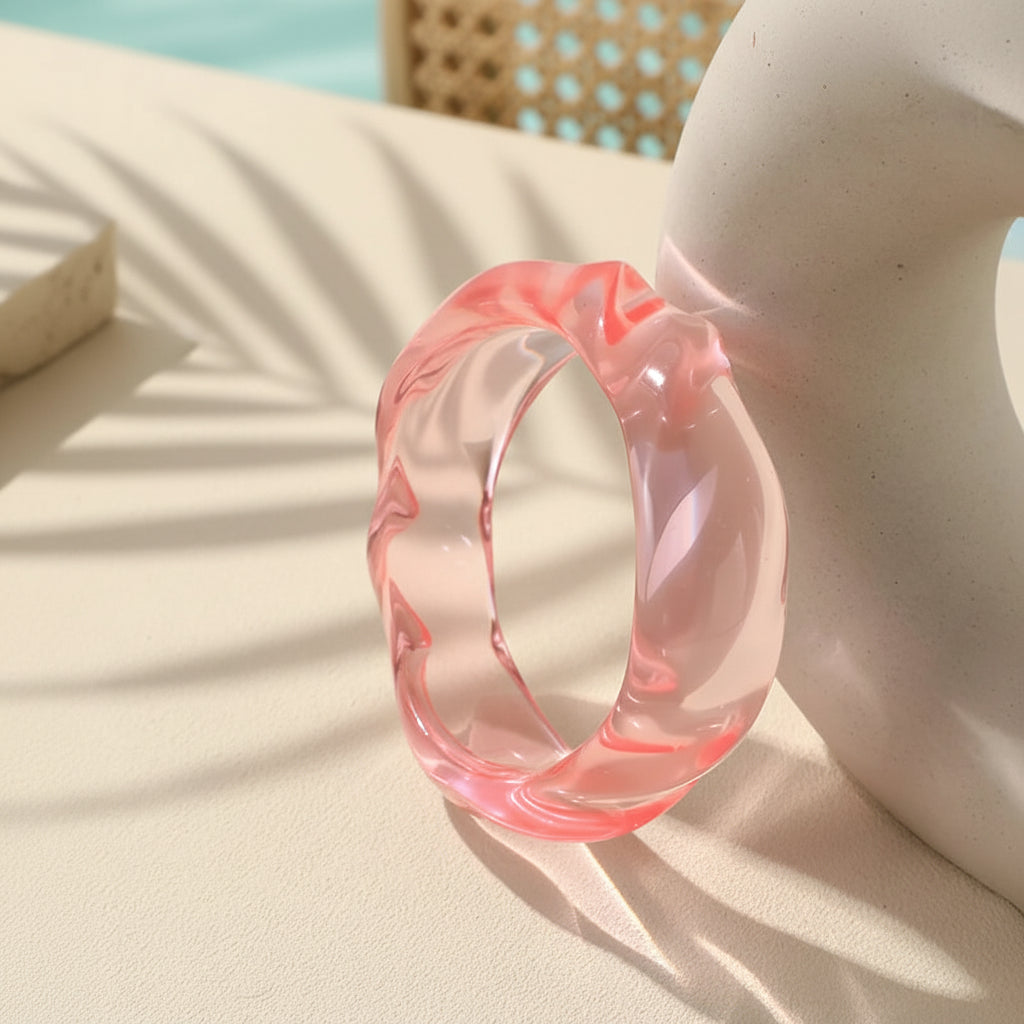 2.67" Diameter: Prism Pulse Bangle - 7 colors - Hello Baabs