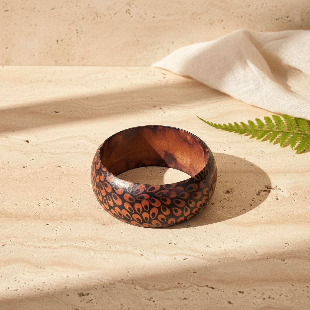 2.67" Diameter: Wild Nature Noir Bangle - 6 variants - Hello Baabs