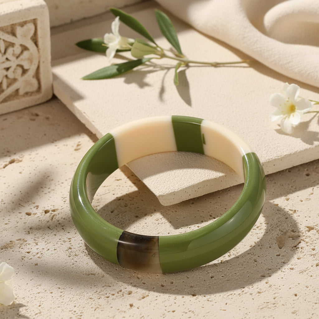 2.68" Diameter: Vibe Line Bangle - 7 colors - Hello Baabs