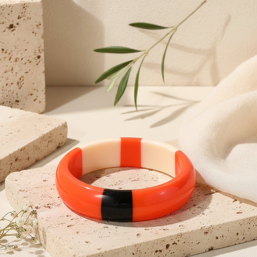 2.68" Diameter: Vibe Line Bangle - 7 colors - Hello Baabs