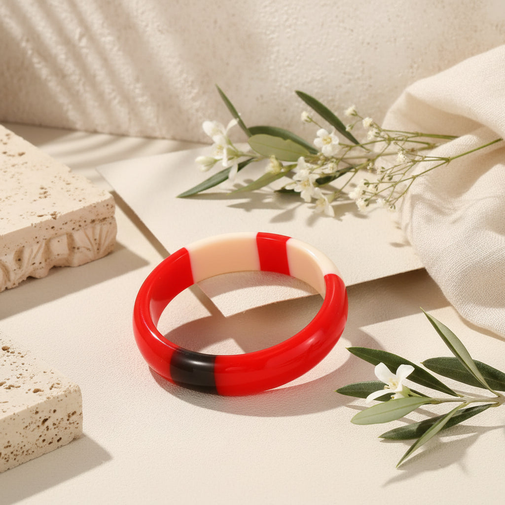 2.68" Diameter: Vibe Line Bangle - 7 colors - Hello Baabs