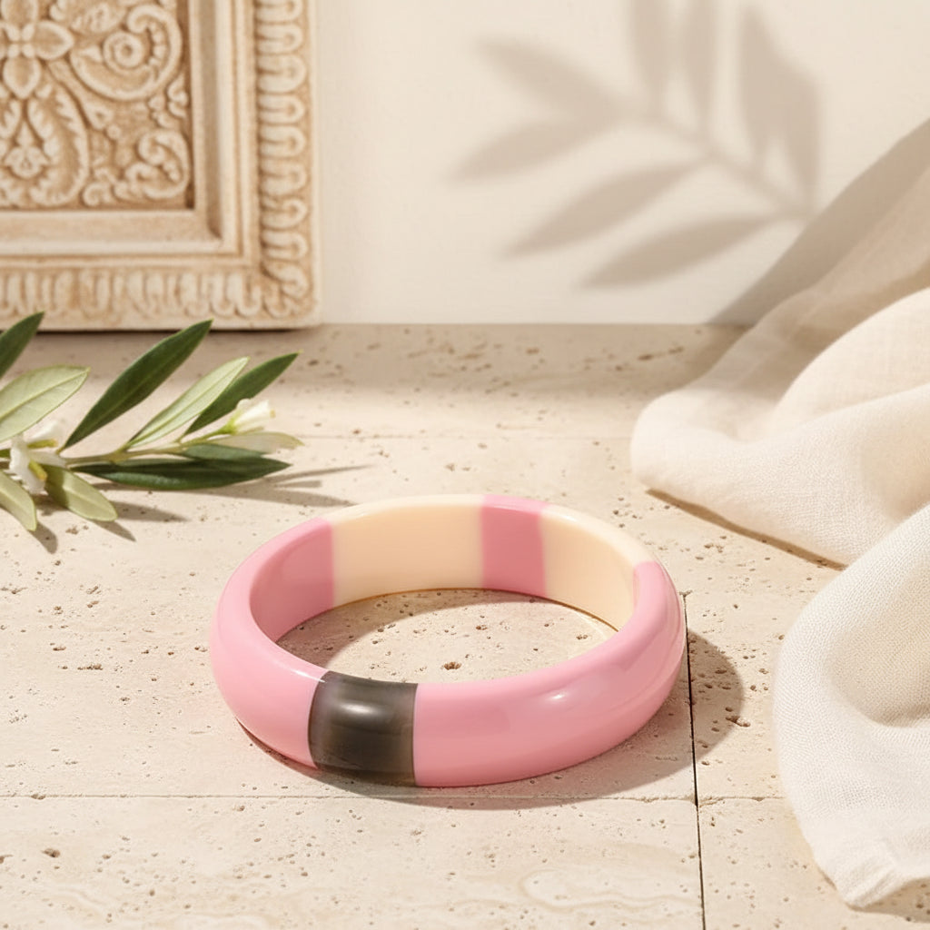 2.68" Diameter: Vibe Line Bangle - 7 colors - Hello Baabs