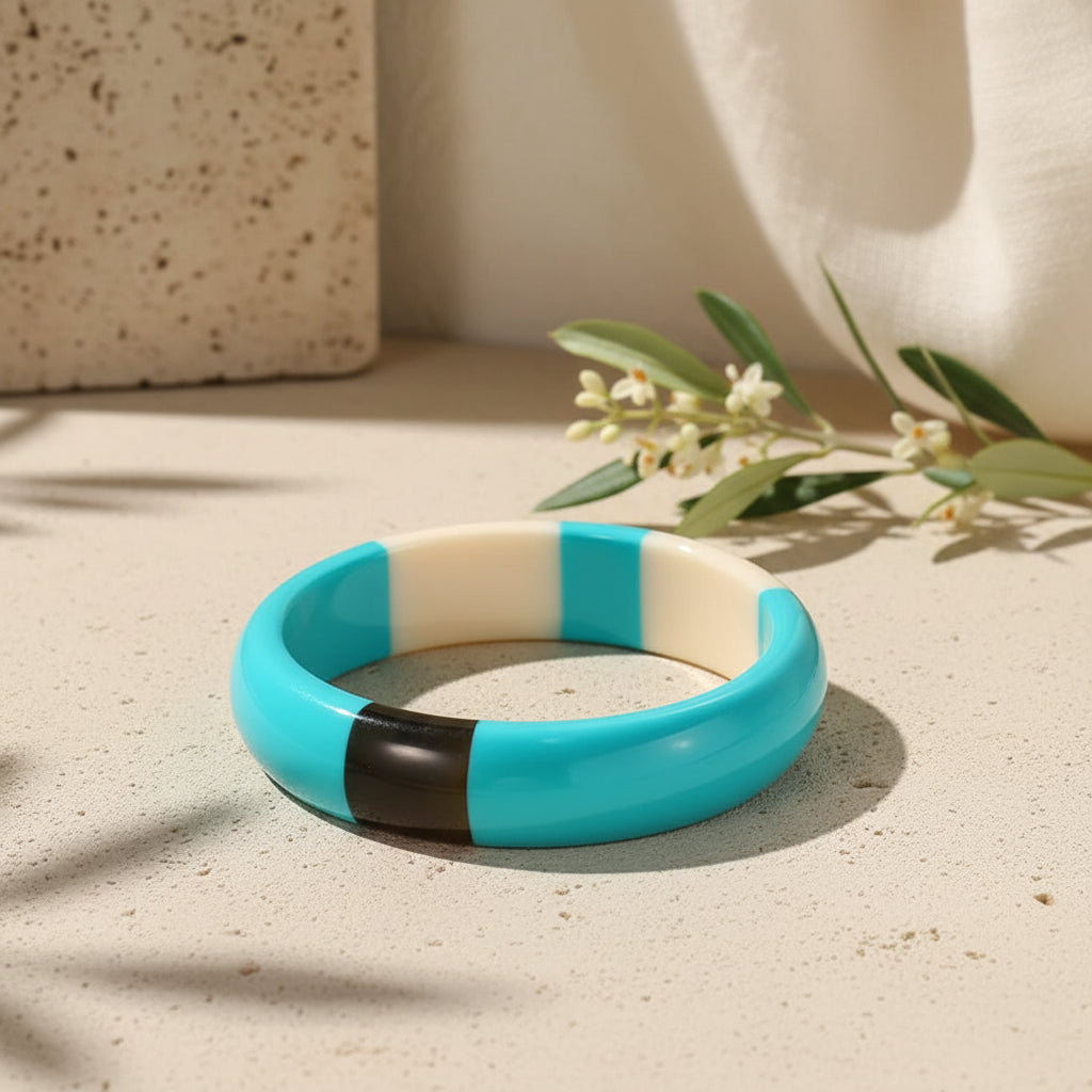 2.68" Diameter: Vibe Line Bangle - 7 colors - Hello Baabs