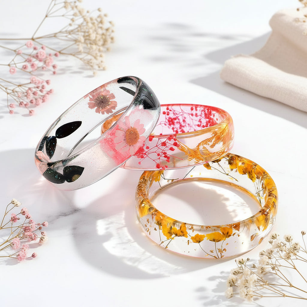 2.70" Diameter: Bloom Bash Bangle 2.0 - 8 colors - Hello Baabs