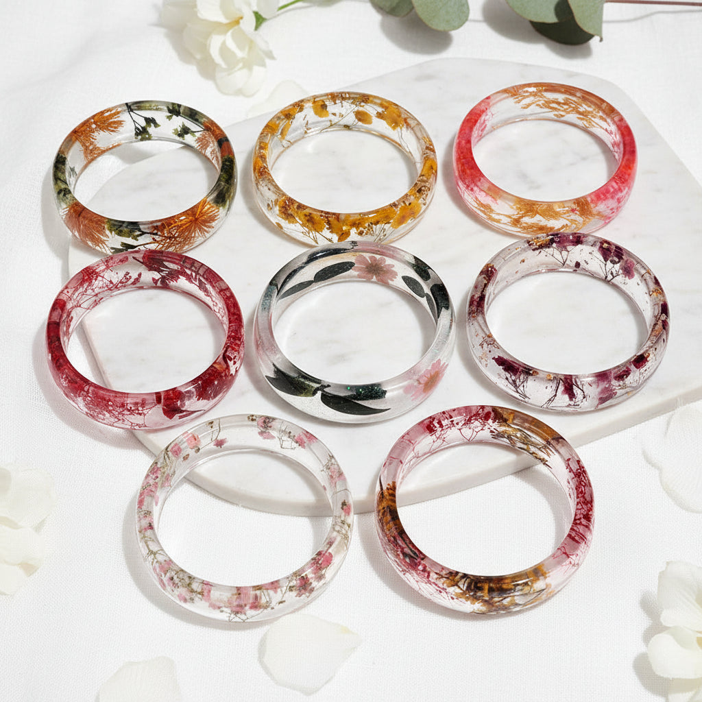 2.70" Diameter: Bloom Bash Bangle 2.0 - 8 colors - Hello Baabs