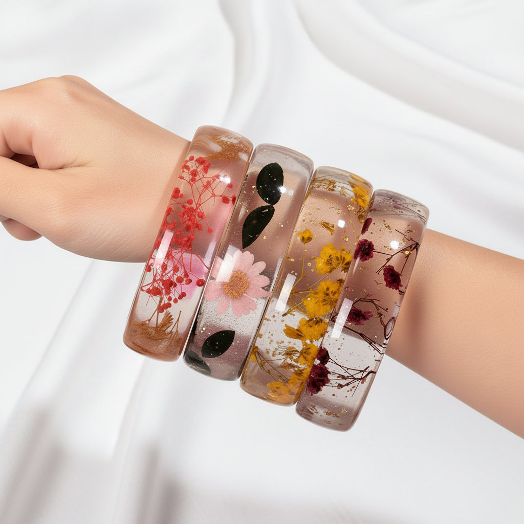2.70" Diameter: Bloom Bash Bangle 2.0 - 8 colors - Hello Baabs