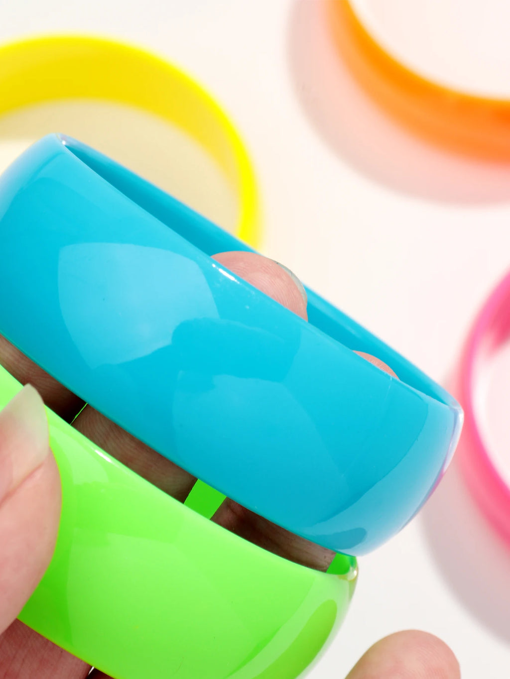 2.70" Diameter: Highlighter Heat Bangle - 5 colors - Hello Baabs