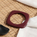 2.72" Diameter: Driftline Flat Wood Bangle - 4 colors - Hello Baabs