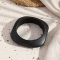 2.72" Diameter: Monochrome Timber Wood Bangle - 4 colors - Hello Baabs