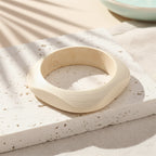 2.72" Diameter: Monochrome Timber Wood Bangle - 4 colors - Hello Baabs