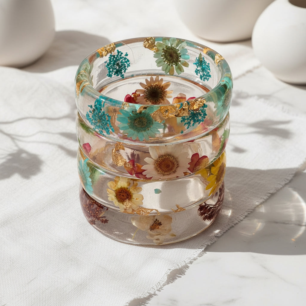 2.75" Diameter: Bloom Bash Bangle - 4 colors - Hello Baabs