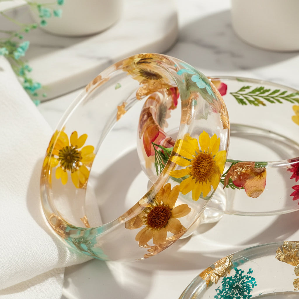 2.75" Diameter: Bloom Bash Bangle - 4 colors - Hello Baabs