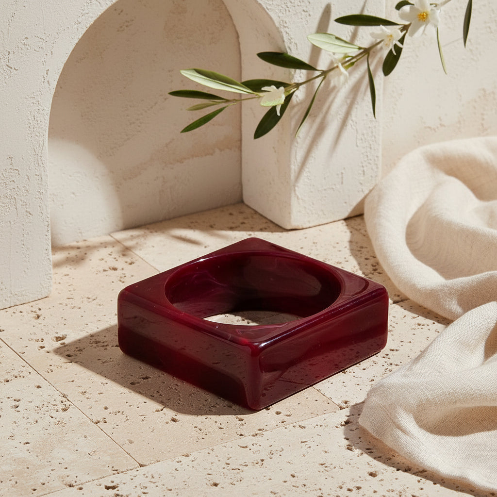 2.95" Diameter: Square Theory Bangle - 11 colors - Hello Baabs