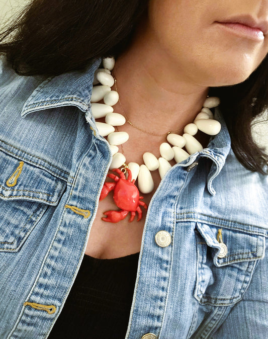 Scarlet Crab Wave Choker - 4 color variants