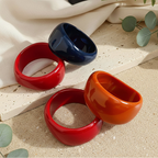 3.00" Diameter: Mystic Motion Chunky Bangle - 5 colors - Hello Baabs