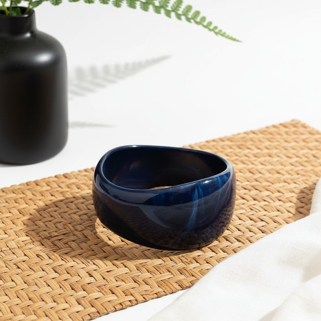 3.00" Diameter: Mystic Motion Chunky Bangle - 5 colors - Hello Baabs