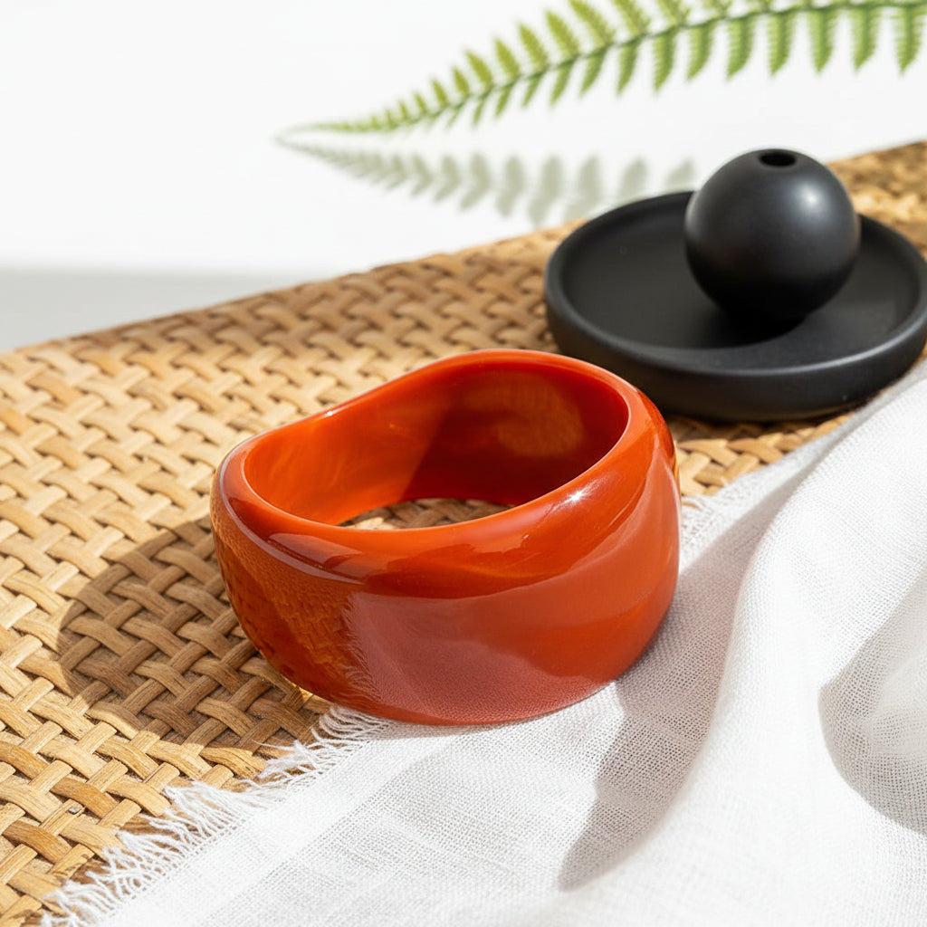 3.00" Diameter: Mystic Motion Chunky Bangle - 5 colors - Hello Baabs