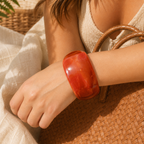 3.00" Diameter: Mystic Motion Chunky Bangle - 5 colors - Hello Baabs