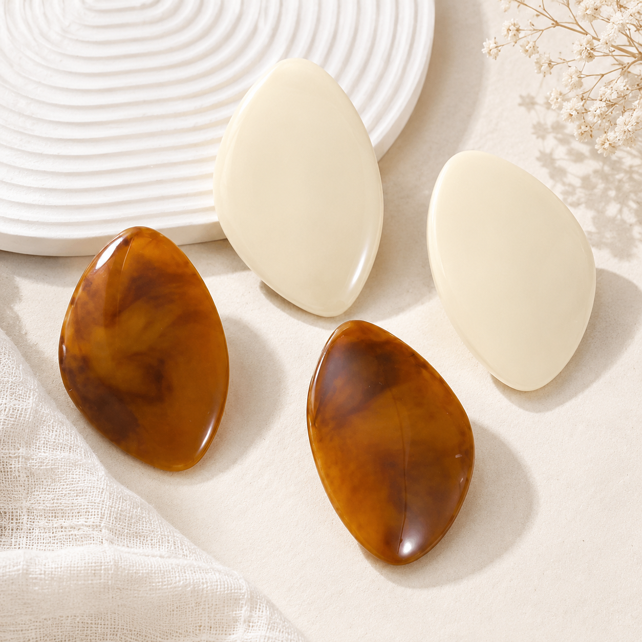 Abstract Aura Studs - 2 colors - Hello Baabs