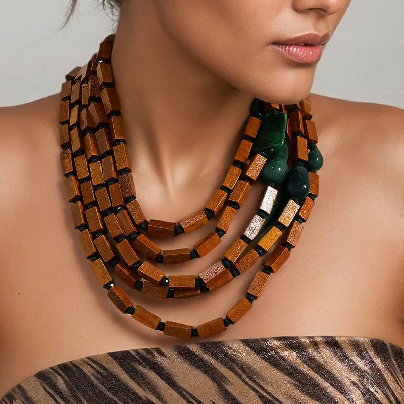 Aira 2.0 Statement Necklace - Hello Baabs LLC 