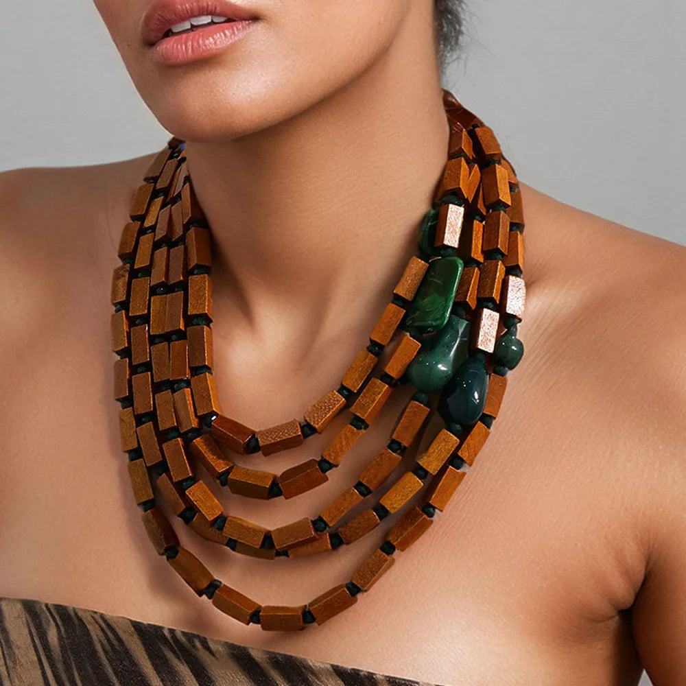 Aira 2.0 Statement Necklace - Hello Baabs LLC 