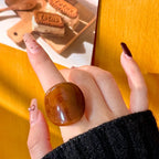 Amber Aura Ring (size 7.5) - hello baabs 