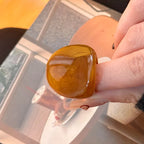 Amber Aura Ring (size 7.5) - hello baabs 