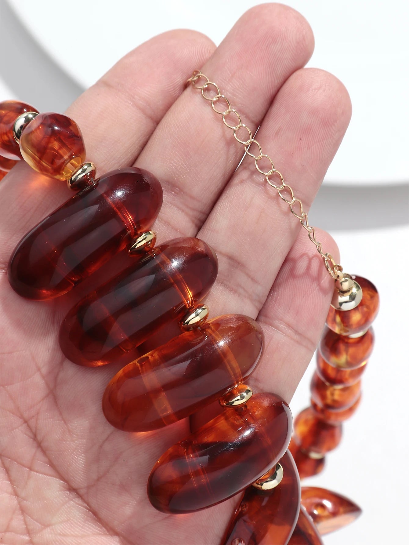 Amber Drift Necklace - Hello Baabs