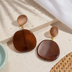 Amber Gleam Earrings - Hello Baabs