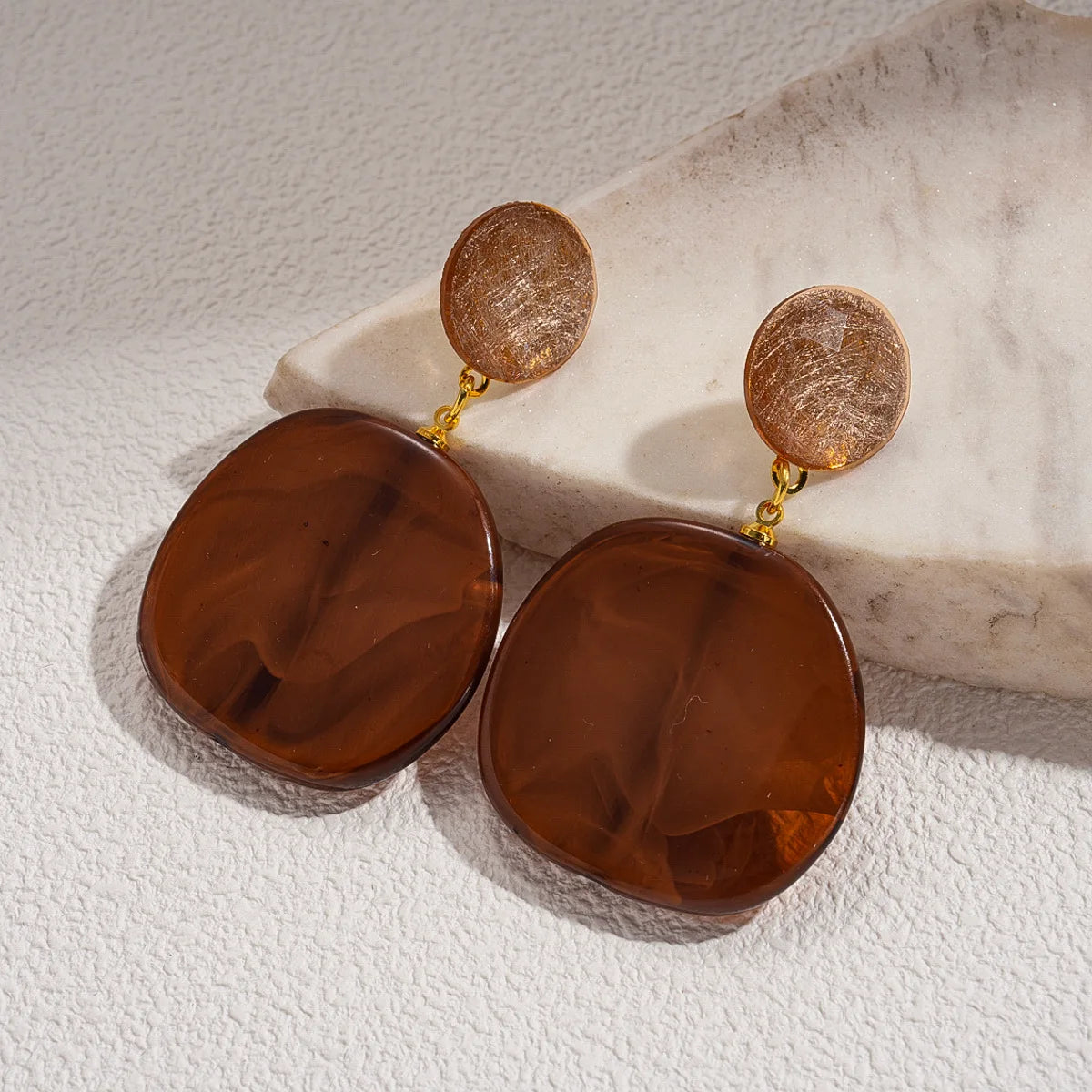 Amber Gleam Earrings - Hello Baabs LLC 