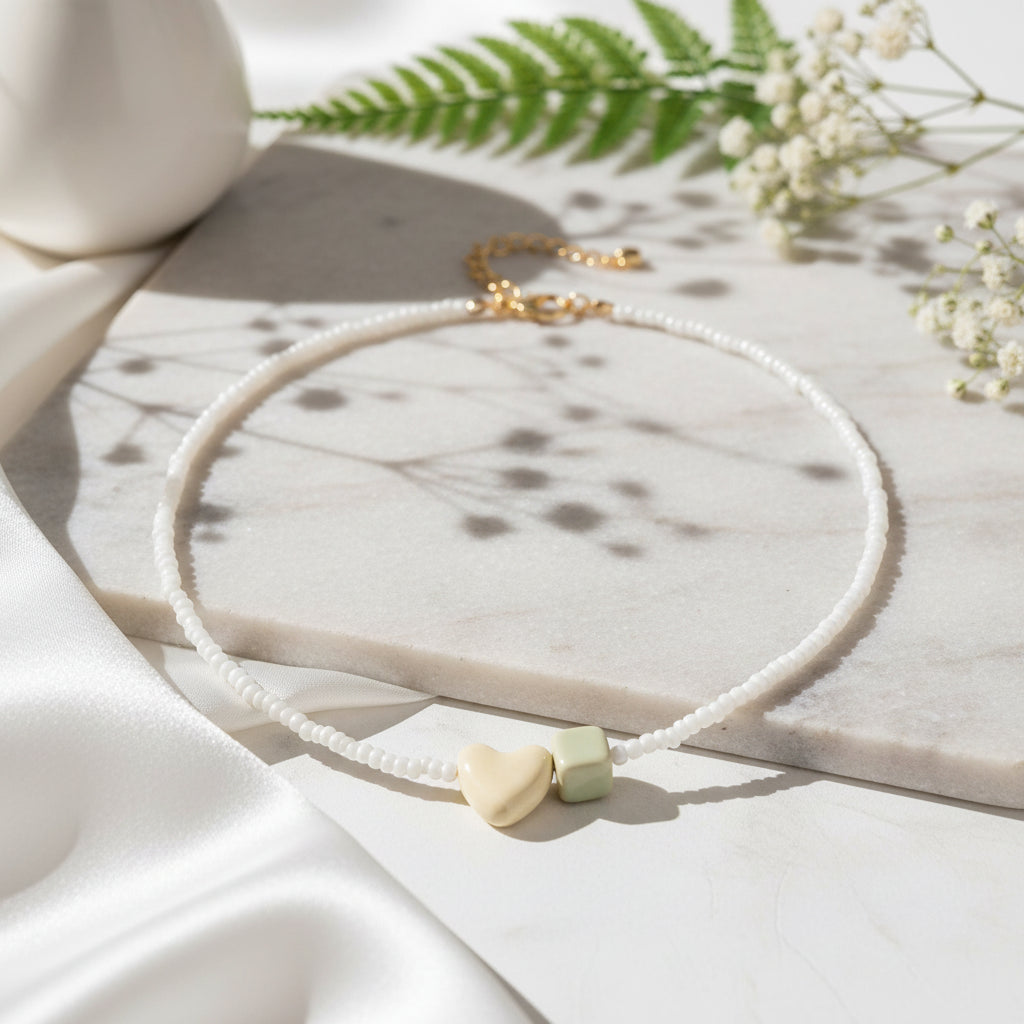 Amour Geometry Necklace - 10 colors - Hello Baabs