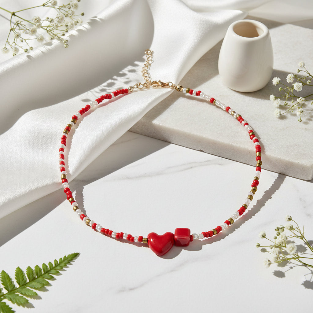 Amour Geometry Necklace - 10 colors - Hello Baabs