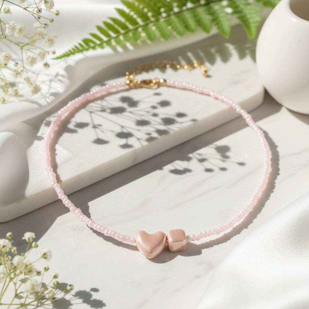 Amour Geometry Necklace - 10 colors - Hello Baabs